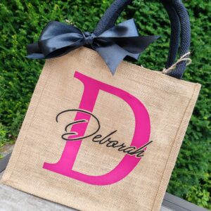 Sac en jute - Initiale