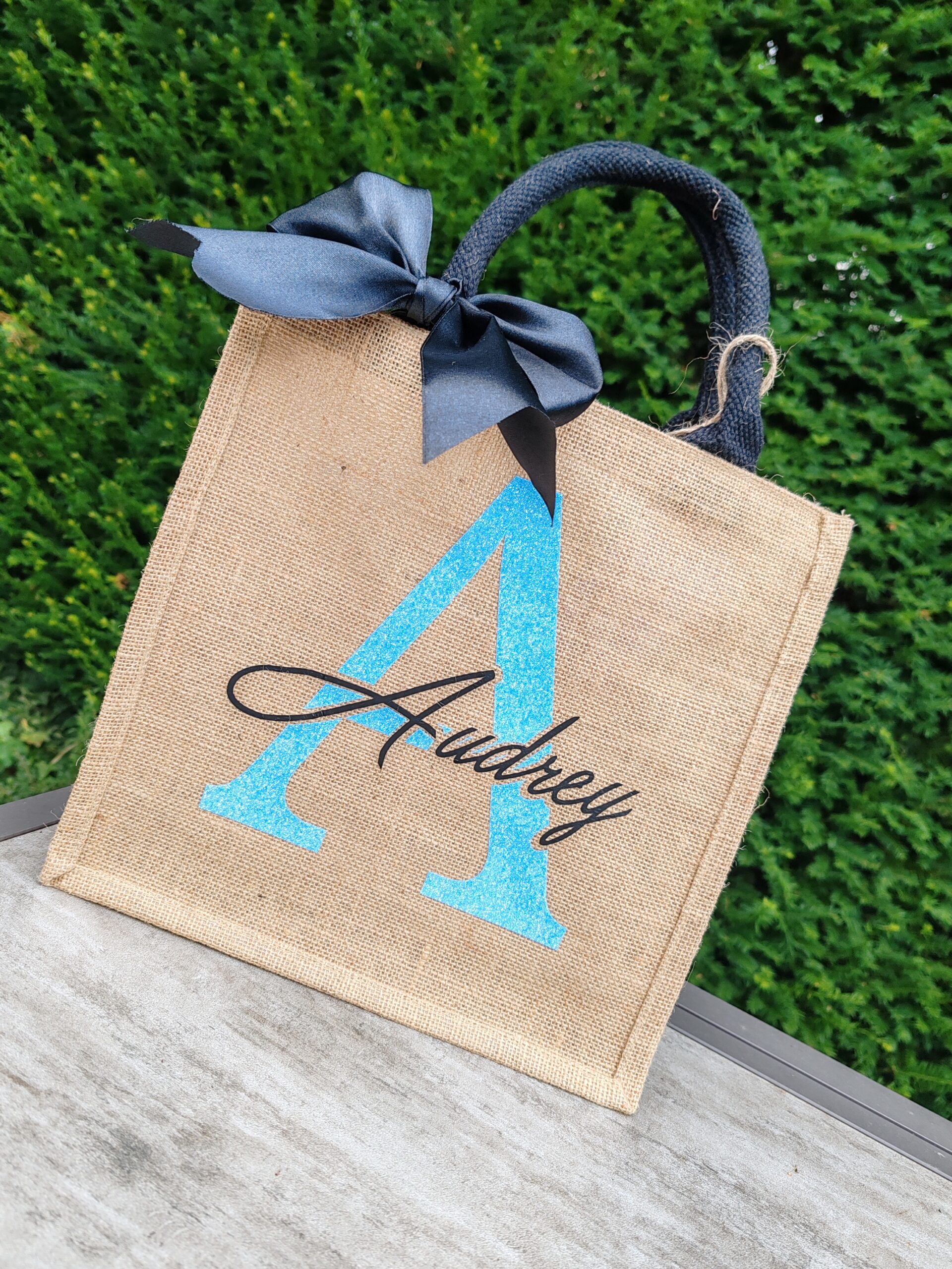 Sac en jute - Initiale – Image 2