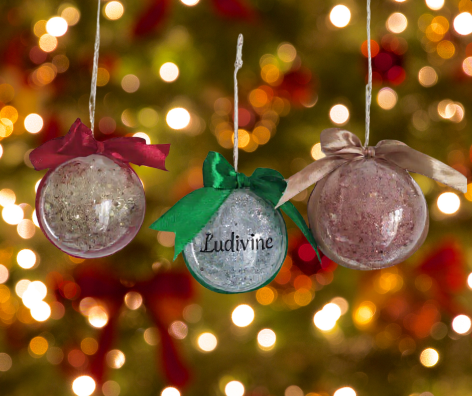 Boule tulle pailletté