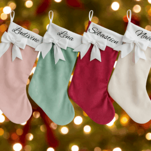 Chaussette Noël velour