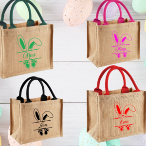 Sac Pâques Jute - dessin 2