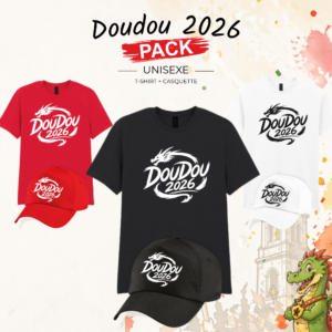 Pack T-shirt + casquette adulte - Doudou 2026