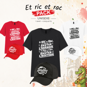 Pack T-shirt + casquette adulte - Et ric et rac
