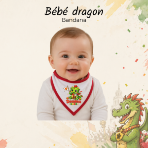 Bandana bébé - Bébé dragon