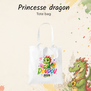 Tote Bag enfant - Princesse dragon