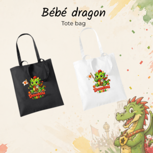 Tote Bag bébé - Bébé dragon