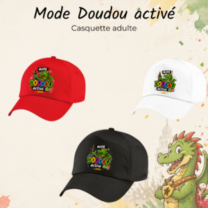Casquette adulte -Mode Doudou activé
