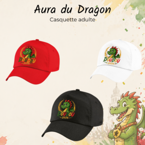 Casquette adulte -Aura du Dragon