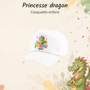 Casquette enfant – Princesse dragon