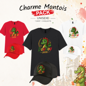 Pack T-shirt + casquette adulte - Charme Montois