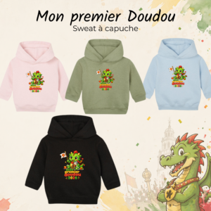 Sweat à capuche - Mon premier Doudou 2026