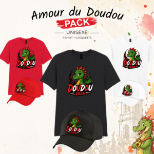 Pack T-shirt + casquette - Amour du Doudou