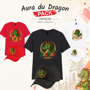 Pack T-shirt + casquette adulte - Aura du Dragon