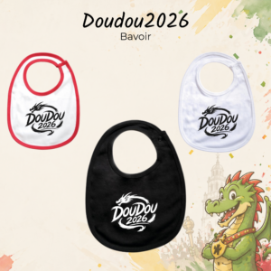 Bavoir bébé - Doudou 2026