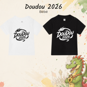 T-shirt bébé -  Doudou 2026