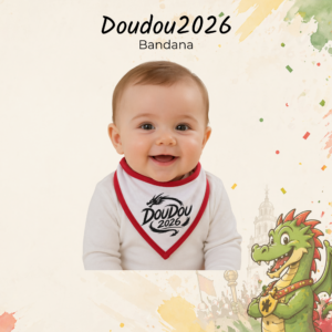 Bandana bébé - Doudou 2026