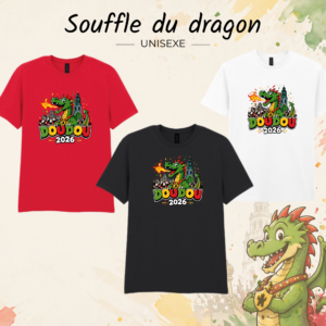 T-shirt Adulte - Souffle du Dragon