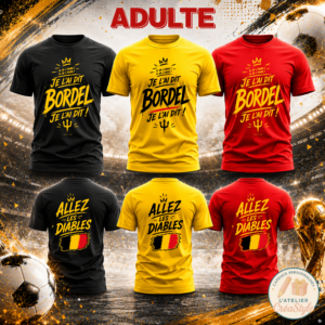 T-shirt mixte "Je l'ai dit BORDEL"