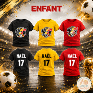 T-shirt enfant Belgium 2026